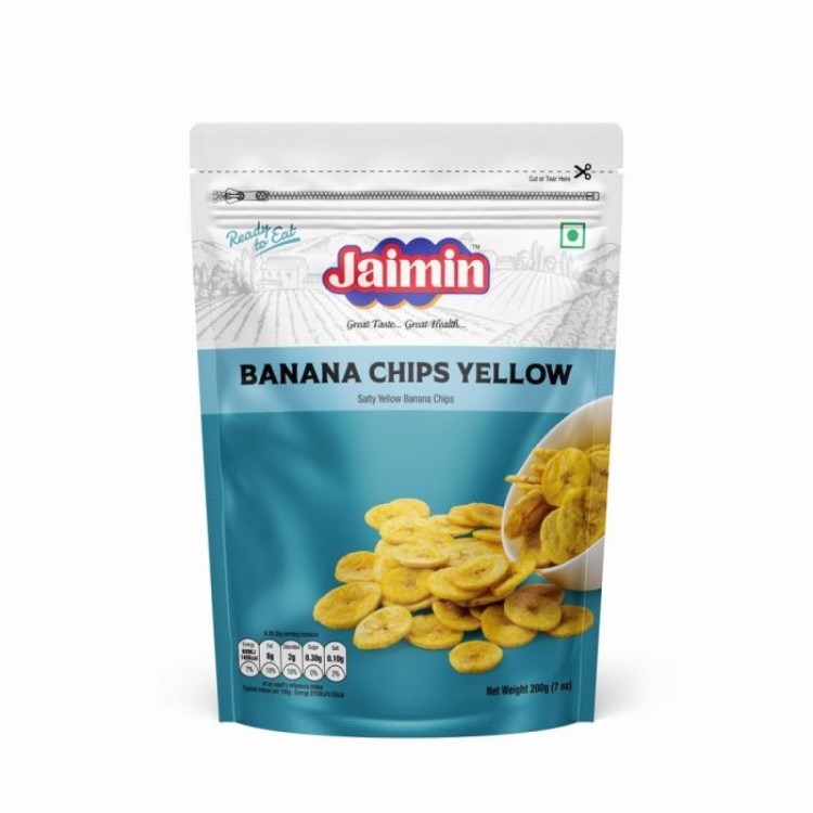 Jaimin banana chips yellow