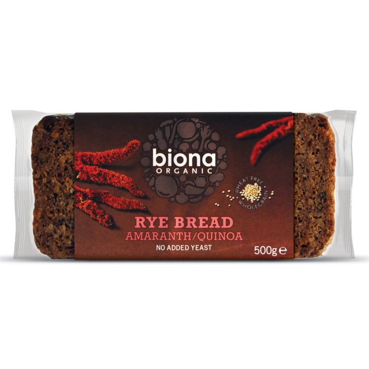 Biona Organic Rye Bread Amaranth/ Quinoa 500g