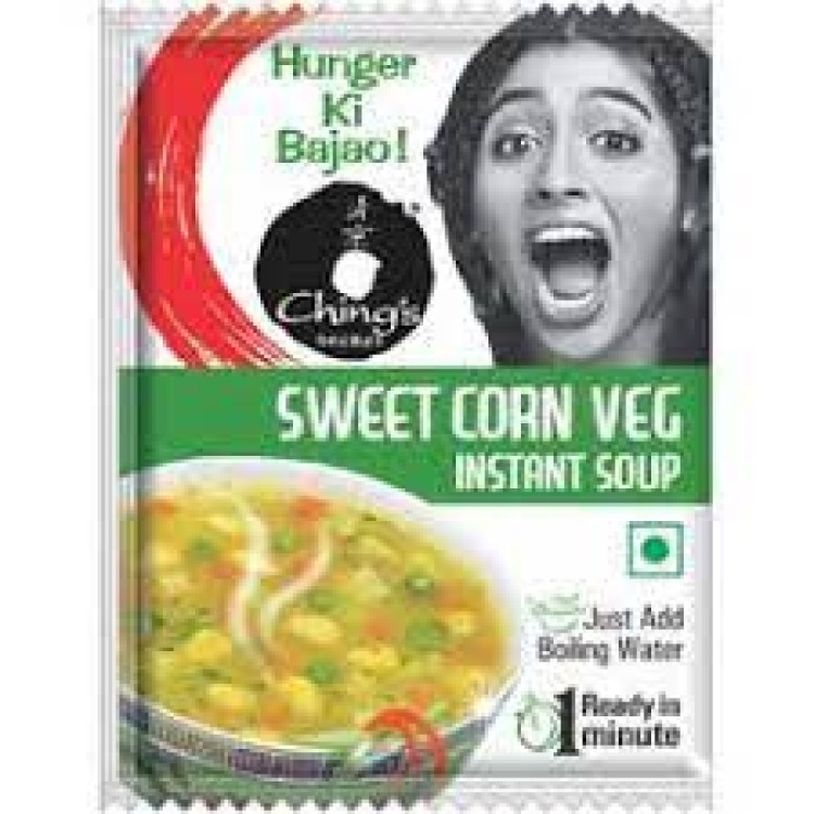 Ching's Secret Sweet Corn Veg Instant Soup 60g