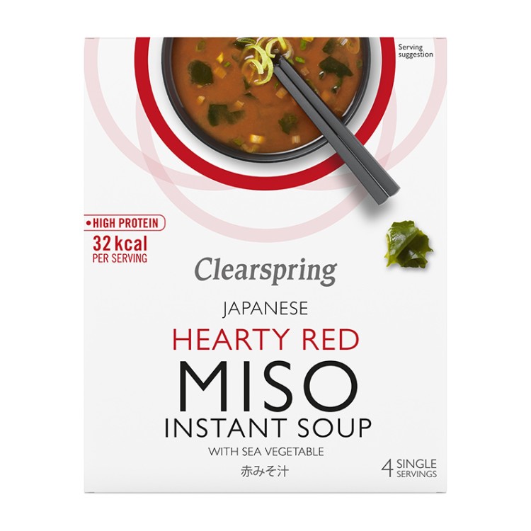 CLEARSPRING INSTANT MISO SOUP - RED WITH SEA VEGETABLE 40g