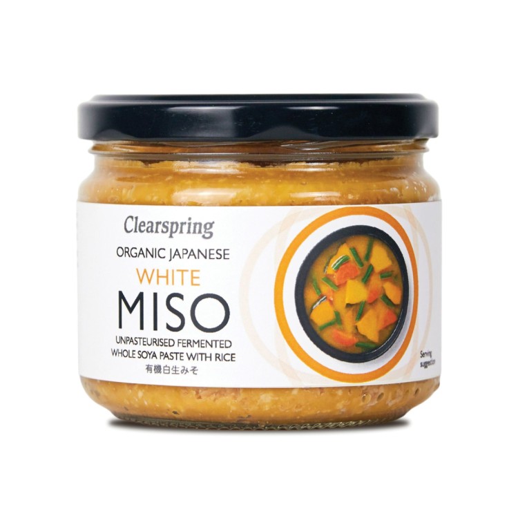 CLEARSPRING JAPANESE WHITE MISO (UNPASTEURISED) - ORGANIC  270g