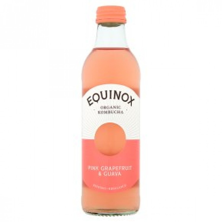 Equinox Pink Grapefruit & Guava Kombucha 275ml