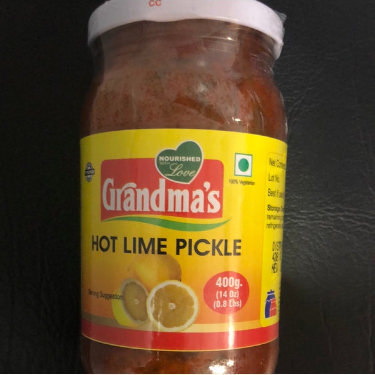 Grandma Hot Lime Pickle 400g
