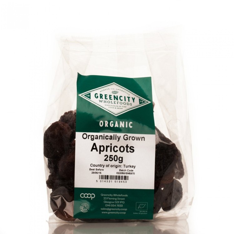 GreenCity Organic Apricots 250g