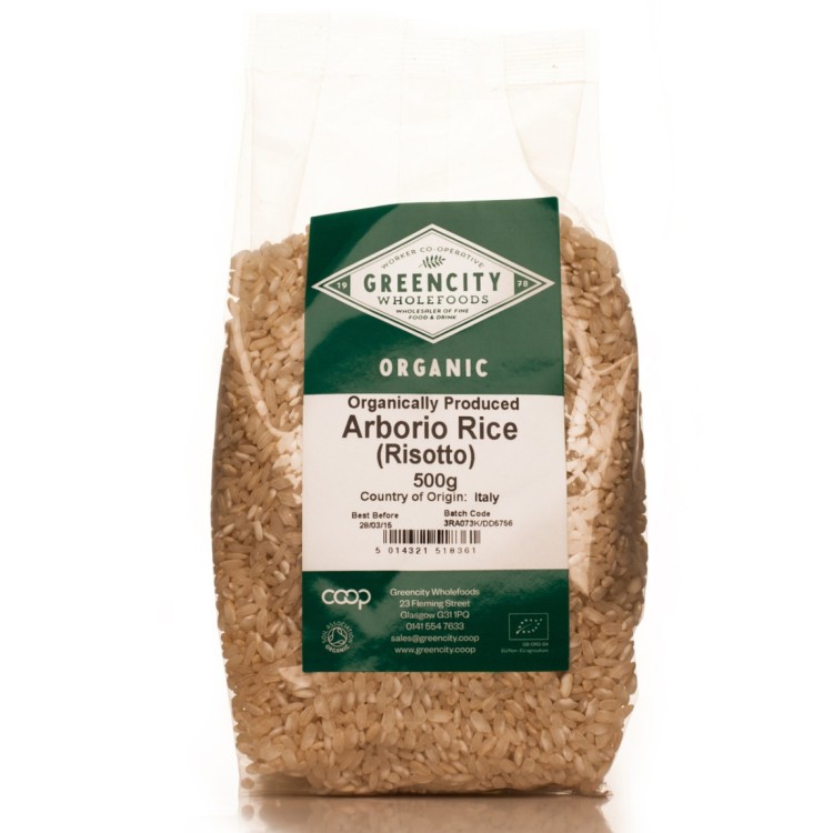 GREENCITY Organic ARBORIO (Risotto) RICE 500g