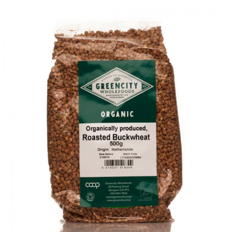 GREENCITY Organic BUCKWHEAT - ROASTED 500g