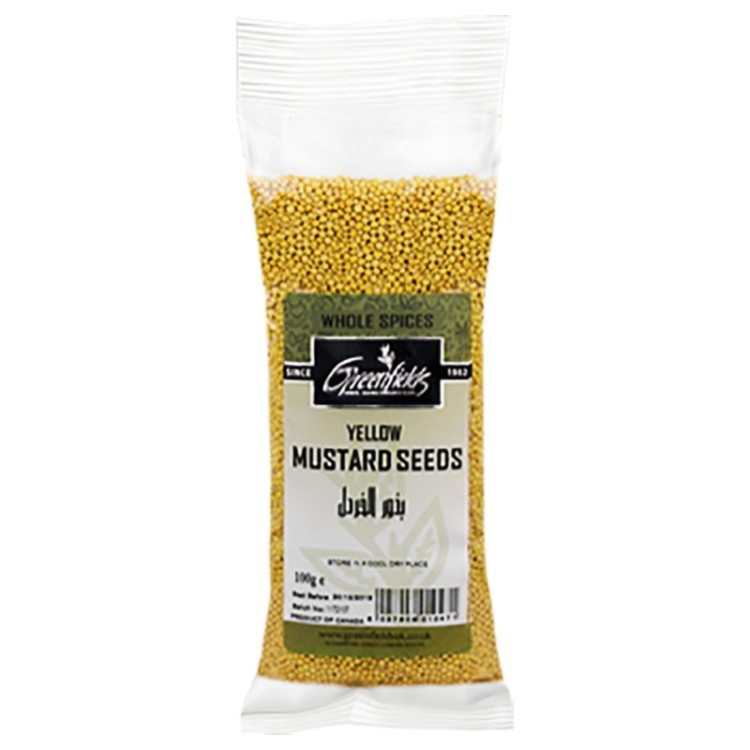 Greenfields Yellow Mustard Seeds 100g