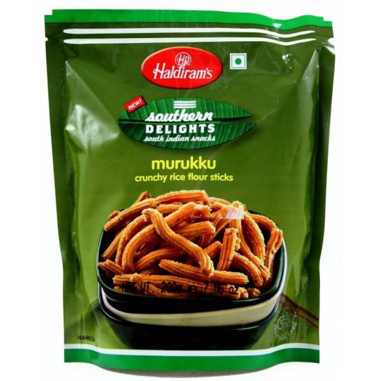 Haldiram's murukku (Crunchy rice flour sticks) 200g