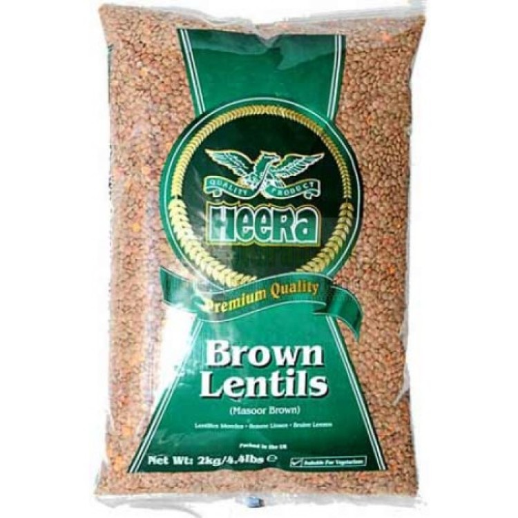 Heera Brown Lentils 2kg