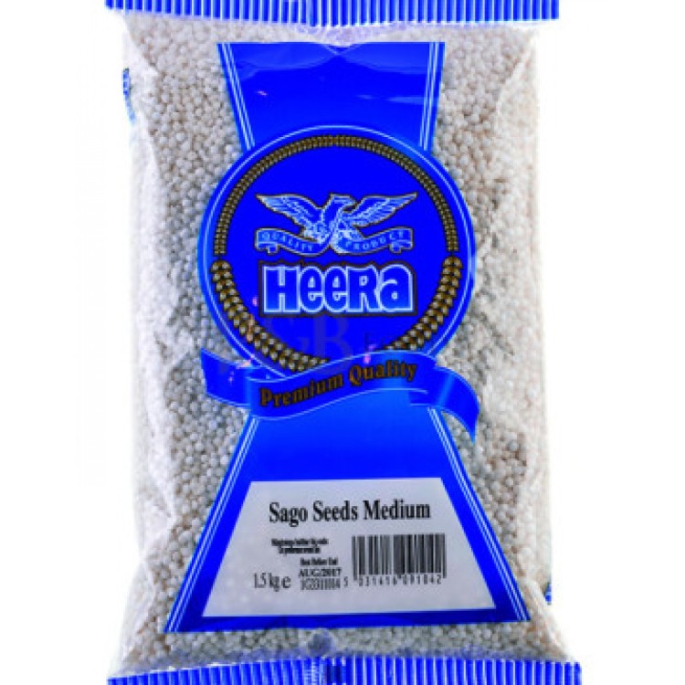 Heera Tapioca Seeds Sago - Medium  1.5Kg