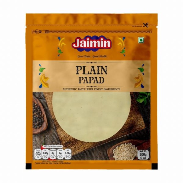 Jaimin Plain Papad 200Grm