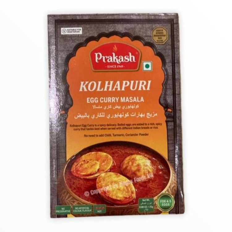 Prakash Kolhapuri Egg Curry Masala 25g