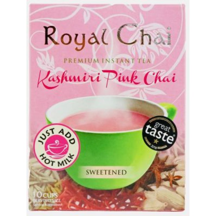 Royal Chai Kashmiri Pink Chai Unsweetened (10 sachets)
