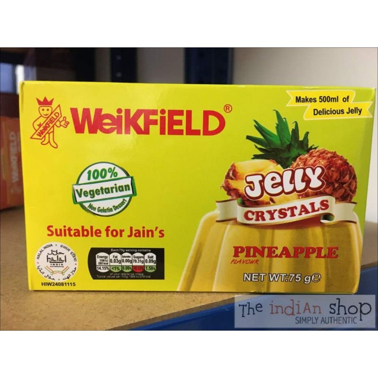 Weikfield Jelly Crystals  Pineapple 75g